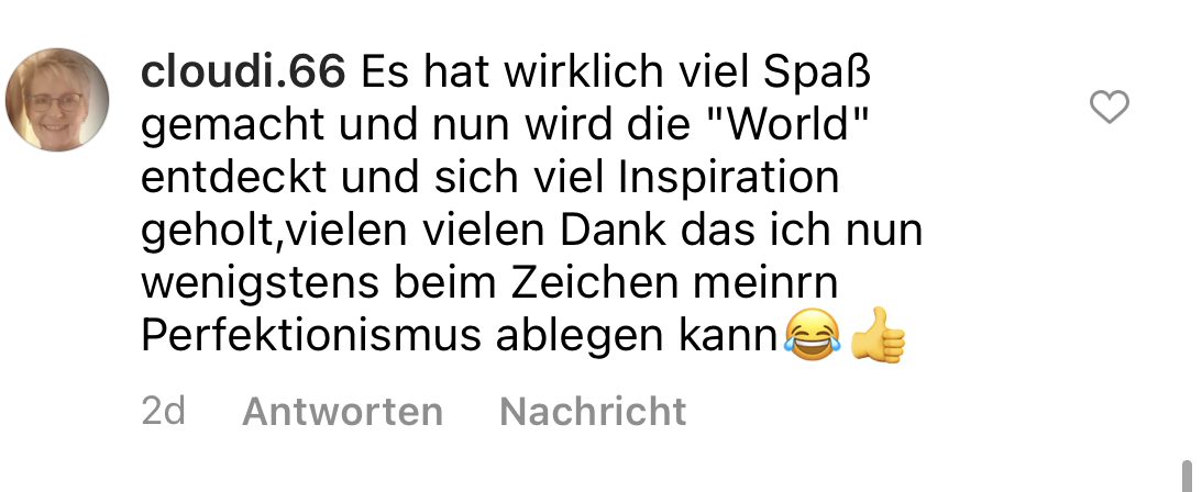 Kommentar einer Teilnehmerin: Es hat wirklich viel Spaß gemacht